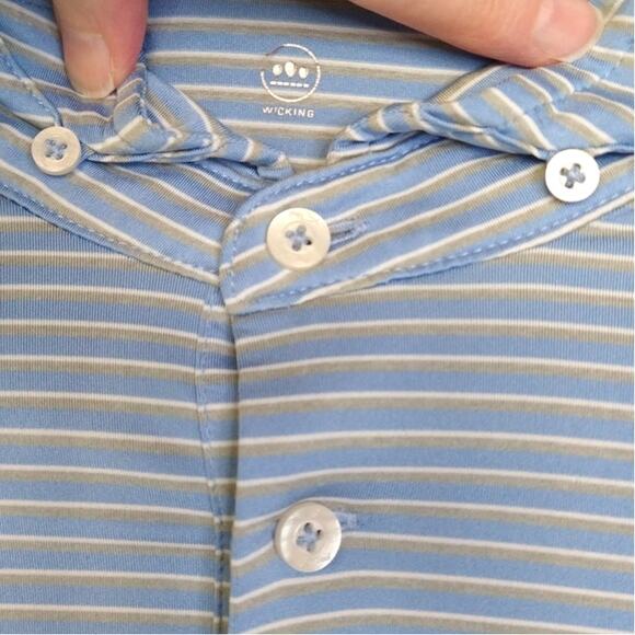 Polo Ralph Lauren RLX Golf Stripe Performance Stretch Polo Shirt XL - Picture 3 of 9